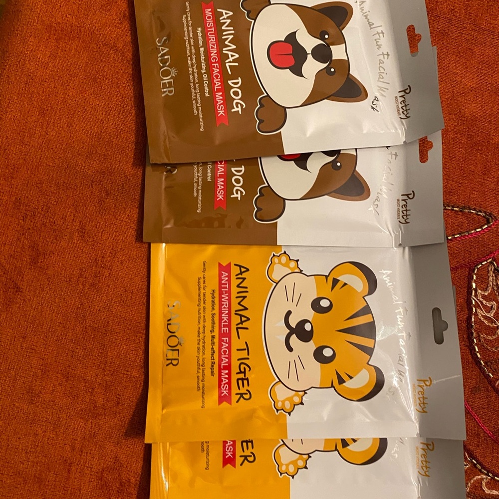 Animal fun face facial mask